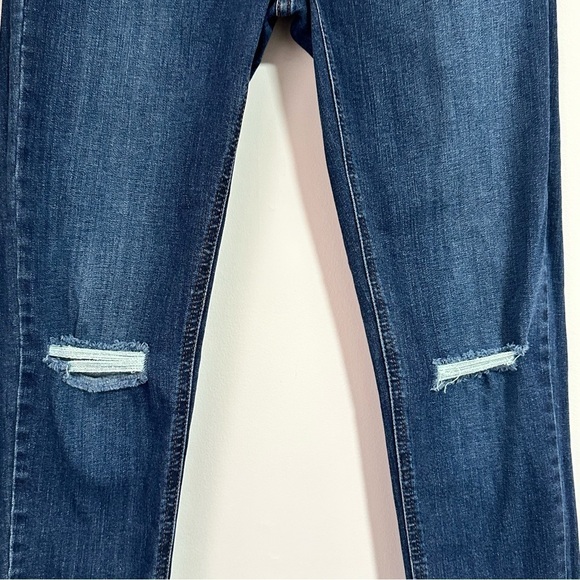 Just Black Distressed Skinny Medium Wash Denim Size 28 - Picture 2 of 14